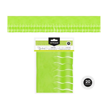 GUIRNALDA FLECOS VERDE LIMA 20m