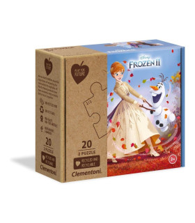 PUZZLE CLEMENTONI   2x20 PIEZAS PFF FROZEN 2
