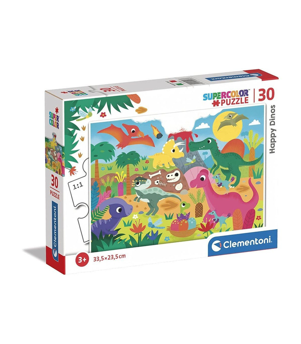 PUZZLE CLEMENTONI   30 PIEZAS NOLI HAPPY DINOS 2022