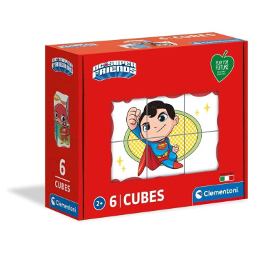 CUBOS JUEGO 6PFF DC SUPERAMIGOS