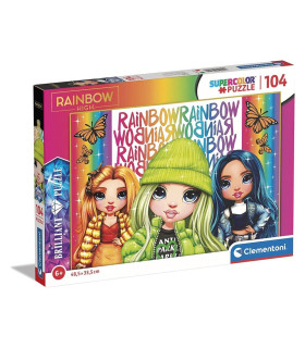 PUZZLE CLEMENTONI  104 PIEZAS BILLIANT ARCO IRIS