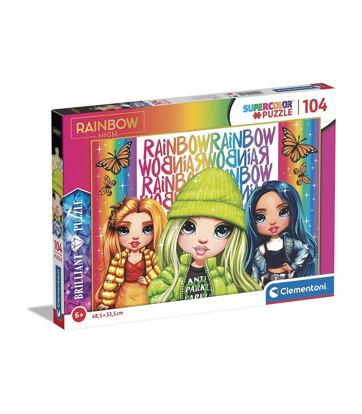 PUZZLE CLEMENTONI  104 PIEZAS BILLIANT ARCO IRIS