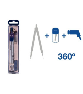 COMPAS CON ADAPTADOR UNIVERSAL Y TUBO MINAS!