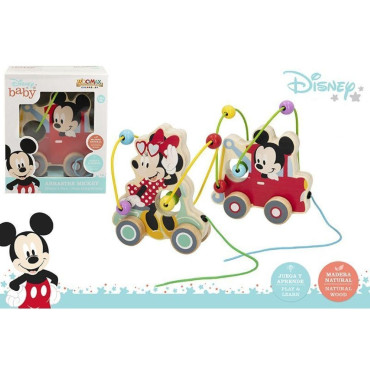 ARRASTRE VEHICULO MADERA DISNEY 15x13x8cm