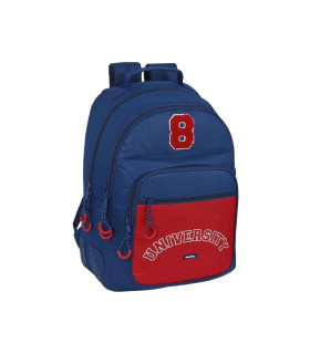 MOCHILA DOBLE ADAPTABLE CARRO SAFTA UNIVERSIT 42x32x15cm