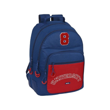 MOCHILA DOBLE ADAPTABLE CARRO SAFTA UNIVERSIT 42x32x15cm