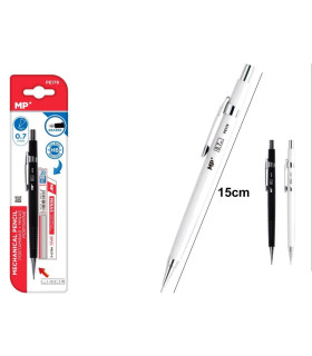 PORTAMINAS 0 7mm METALICO 14 5cm  CON MINAS
