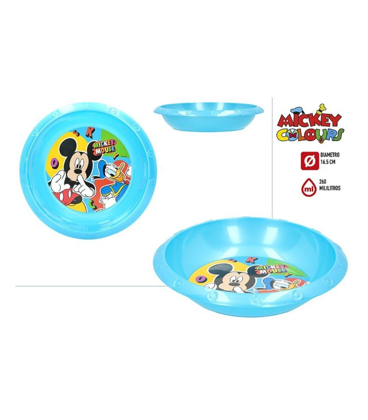 CUENCO VALUE PLASTICO MICKEY