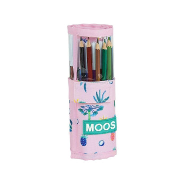 PLUMIER ENROLLO 27 PIEZAS MOOS PARADISE