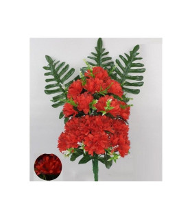 CONJUNTO JUEGO SUPER CRISANTEMOS ROJO