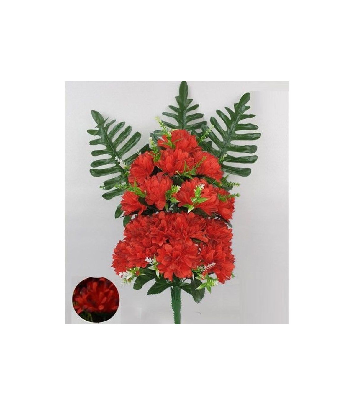 CONJUNTO JUEGO SUPER CRISANTEMOS ROJO