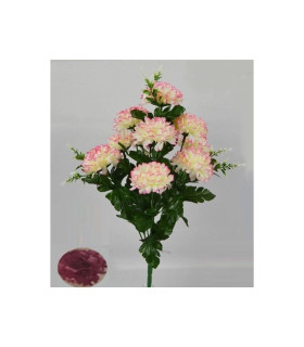 RAMO CRISANTEMOS JUEGO SUPER BURDEOS