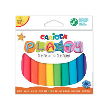 PLASTILINA CARIOCA 200 Gramos BARRA 10 Unidades