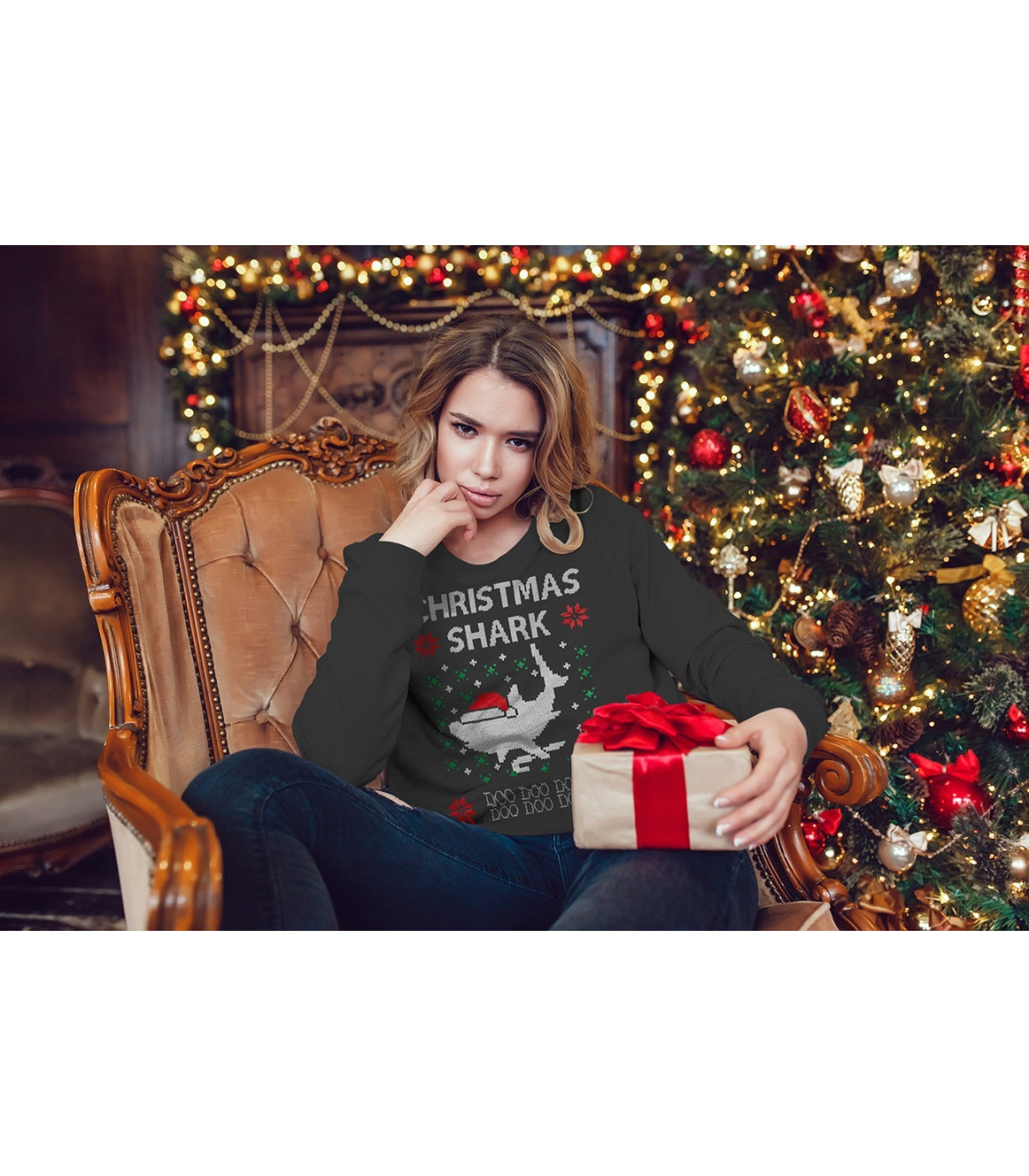 NAVIDAD   Sudadera Navidad Albithinia - Christmas Shark LLEVA CONTIGO O OBSEQUIA EL MEJOR DESEO DE NAVIDAD EN ESTAS FECHAS!