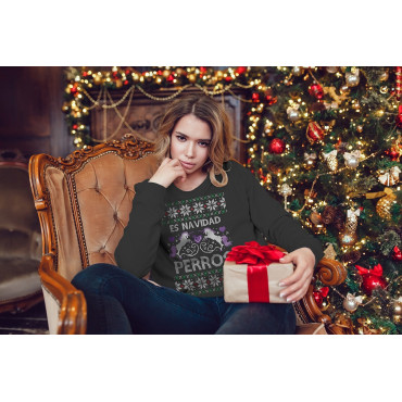 NAVIDAD   Sudadera Navidad Albithinia - Es navidad perros LLEVA CONTIGO O OBSEQUIA EL MEJOR DESEO DE NAVIDAD EN ESTAS FECHAS!