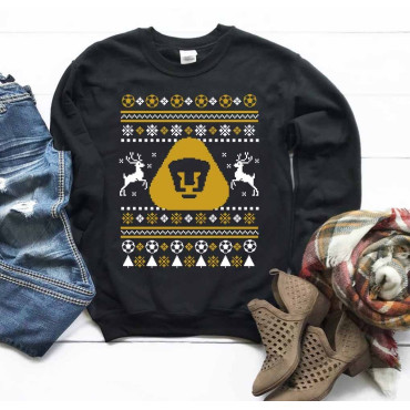 NAVIDAD   Sudadera Navidad Futbol - Pumas MX LLEVA CONTIGO Y OBSEQUIA EL MEJOR DETALLE DE NAVIDAD PARA UN FAN DEL FUTBOL!