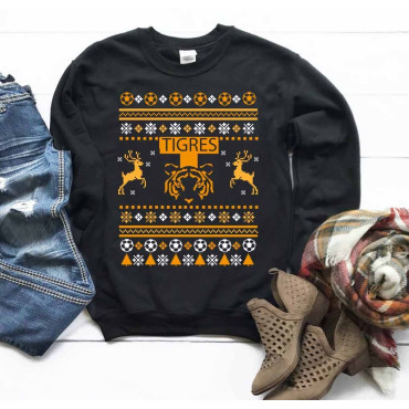 NAVIDAD   Sudadera Navidad Futbol - Tigres LLEVA CONTIGO Y OBSEQUIA EL MEJOR DETALLE DE NAVIDAD PARA UN FAN DEL FUTBOL!