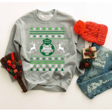 NAVIDAD   Sudadera Navidad Futbol - Club Santos Laguna LLEVA CONTIGO Y OBSEQUIA EL MEJOR DETALLE DE NAVIDAD PARA UN FAN DEL FUTB