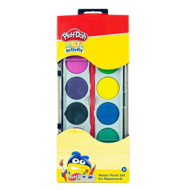 Inicio   Juego de acuarela Gim Play-Doh con pincel de 12 colores Juego de acuarela Gim Play-Doh con pincel de 12 colores
