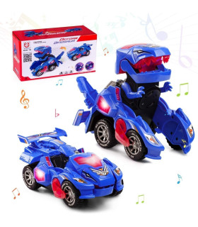 Inicio   Transformer Dinosaurio Coche Juguetes, Transformación Vehículos de Dinosaurios, Robot de Coche con LED Luz y Música, Tr