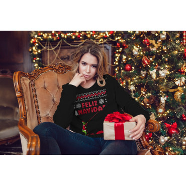 ROPA   Sudadera Navidad Grinch FELIZ NAVIDA SE TODO UN GRINCH ESTA NAVIDAD, LLEVA CONTIGO O OBSEQUIA TU MEJOR GRINCH DESEO PARA 