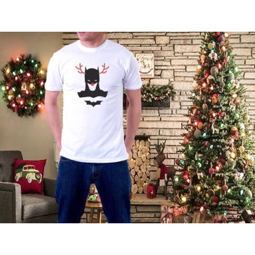 CAMISETAS   CAMISETA NAVIDEÑA - batman reno DISFRUTA DE LAS NAVIDADES Y ENCARGA LA CAMISETA PERSONALIZADA PARA TI, TU FAMILIA Y 