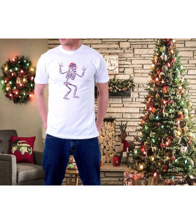 CAMISETAS   CAMISETA NAVIDEÑA - esqueleto de navidad! DISFRUTA DE LAS NAVIDADES Y ENCARGA LA CAMISETA PERSONALIZADA PARA TI, TU 