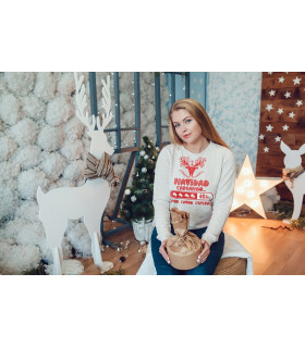 Sudadera Navideña – Reno Navidad Cargandoo