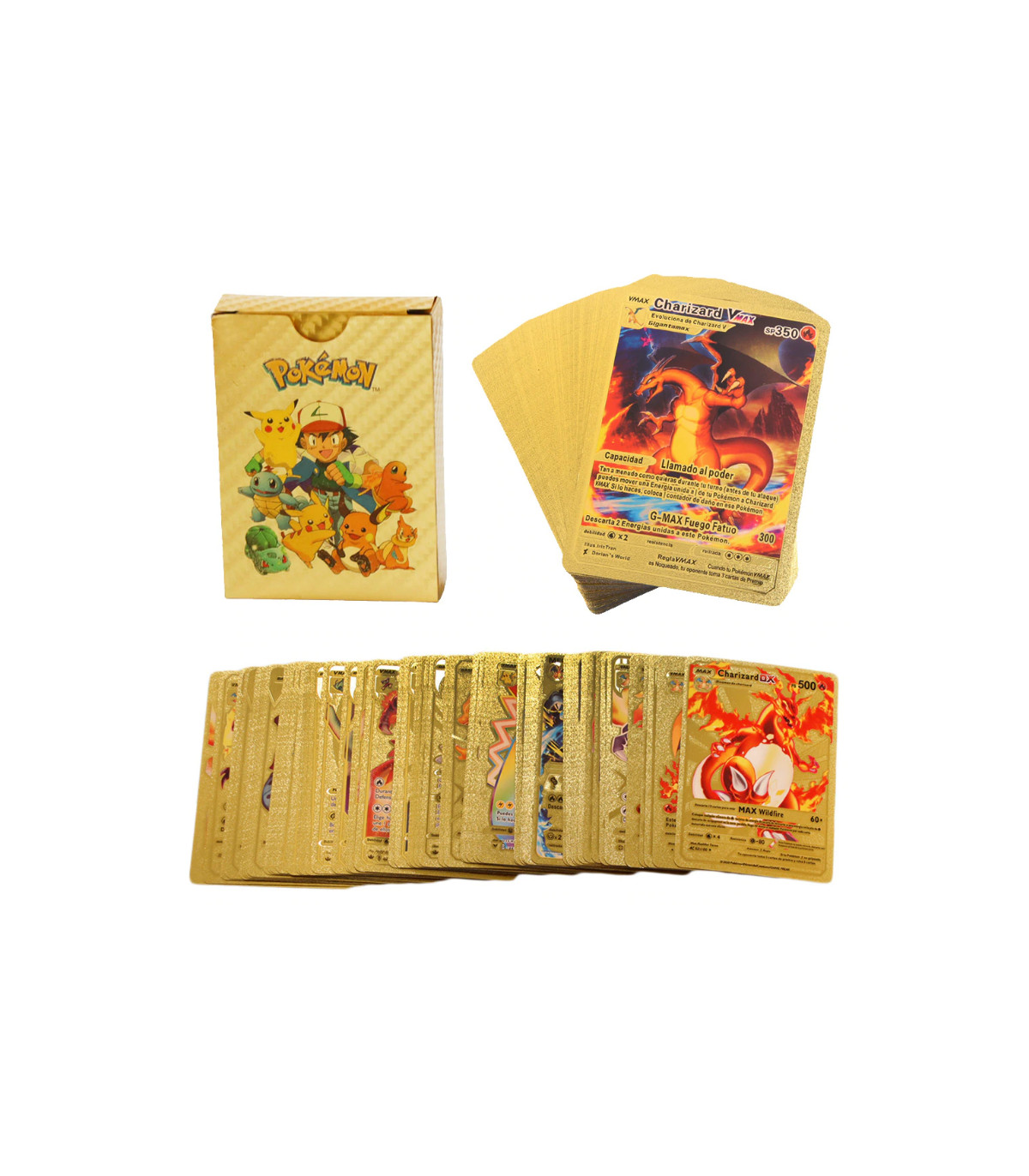 Inicio   Cartas Pokemon  Doradas para Colección Cartas Pokemon  Doradas para Colección Packs Pikachu, Charizard y Más - en Españ
