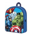 mochila Avengers 30cm color azul