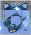 auriculares  gato  negro M1