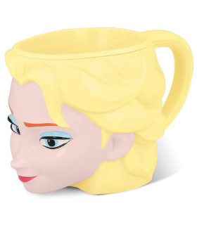 Inicio   TAZA ELSA FROZEN DISNEY 3D TAZA PS 3D 210ml.FROZEN
