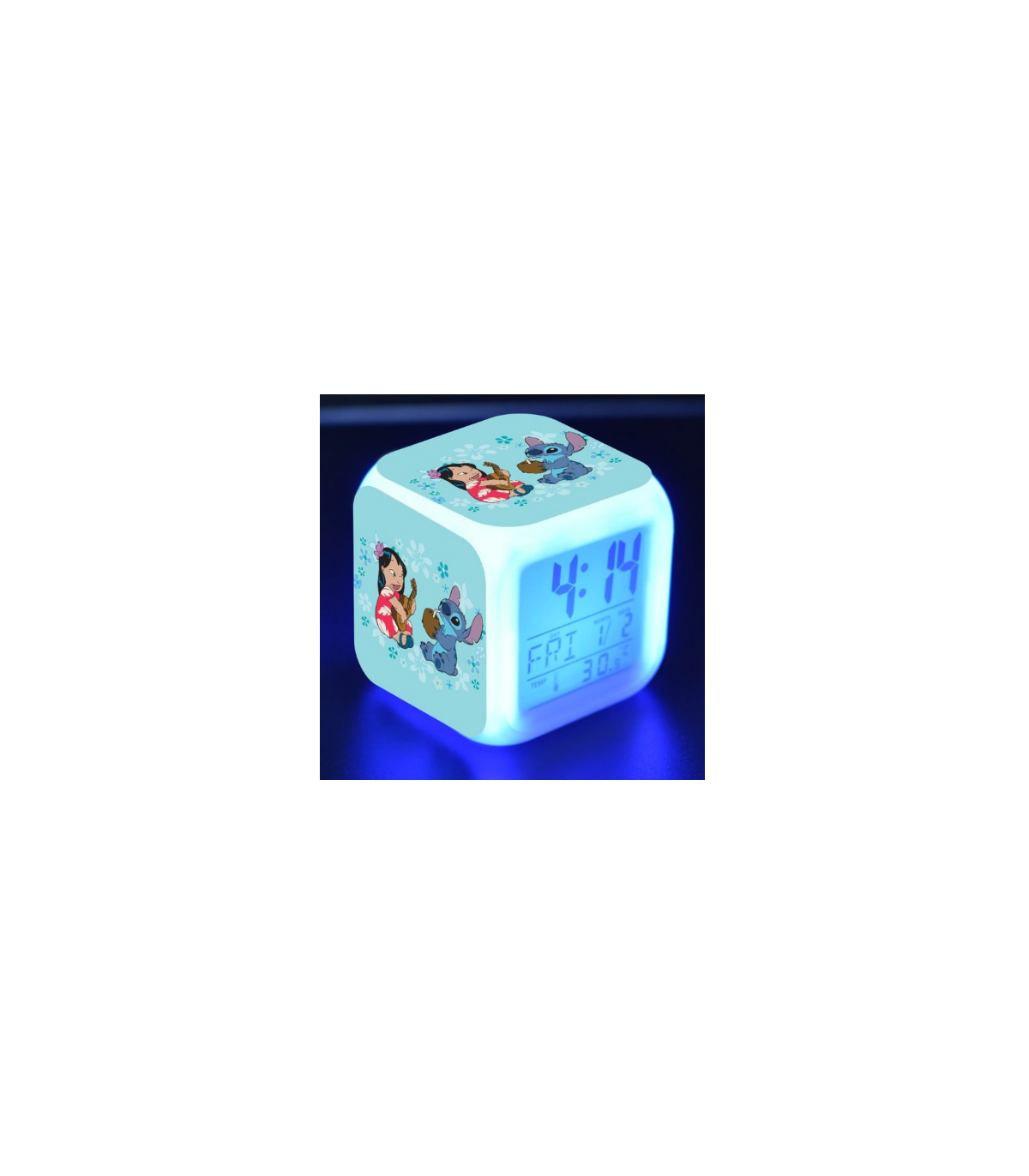 despertador luminoso con temperatura de Lilo & Stitch 17,99 €
