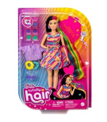 Inicio   Barbie Totally Hair Pelo Extralargo Morena Barbie Totally Hair Pelo Extralargo Morena (Mattel HCM90)