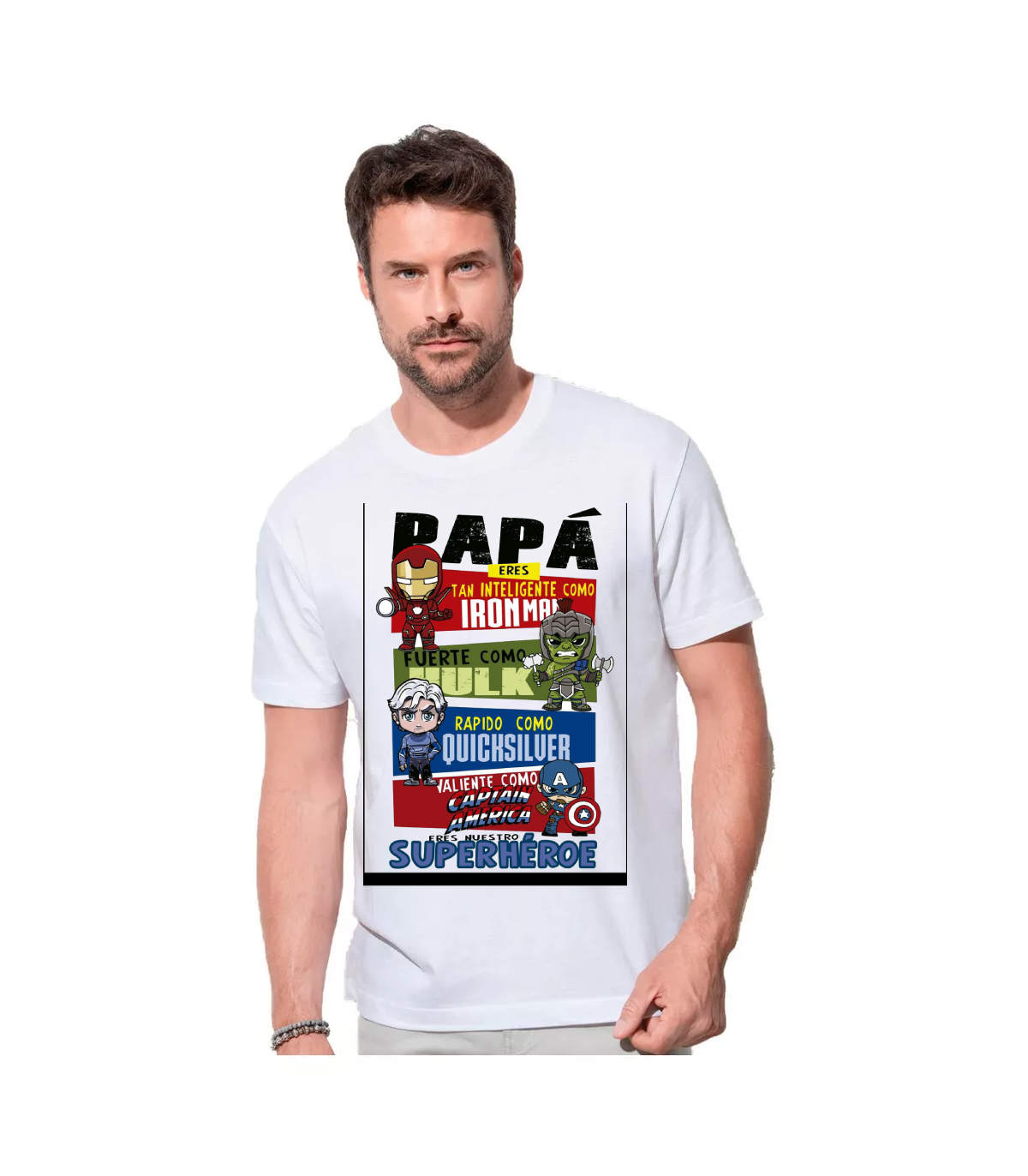 Compra ya tu Camiseta PAPÁ super heroe: el regalo para el día del padre solo 14,99 €