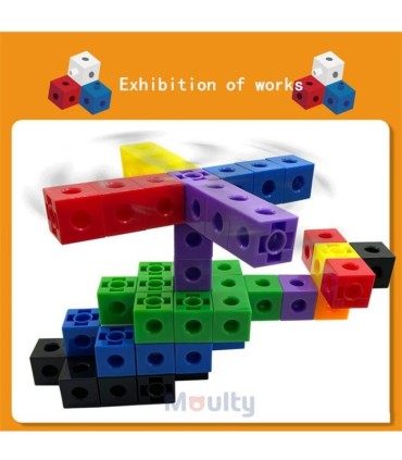 Inicio   Construye tu camino a la excelencia matemática: Cubos de Matemáticas de Enlace Moulty con Tarjetas de Actividad para Ni