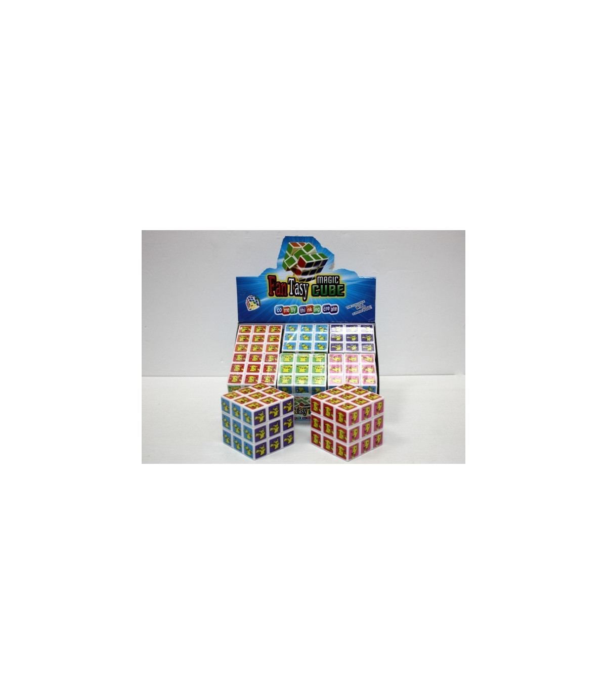 Inicio   Cubo Tipo Rubick 3x3x3 Pokemon El cubo tipo Rubik 3x3x3 Pokemon es un rompecabezas de edición limitada con imágenes de 