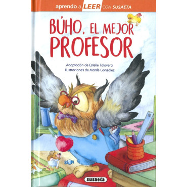 Inicio   👨‍🏫 ¡Búho, el mejor profesor! 🦉 👨‍🏫 El libro "Búho, el mejor profesor" cuenta la historia de un sabio y amigable búho q