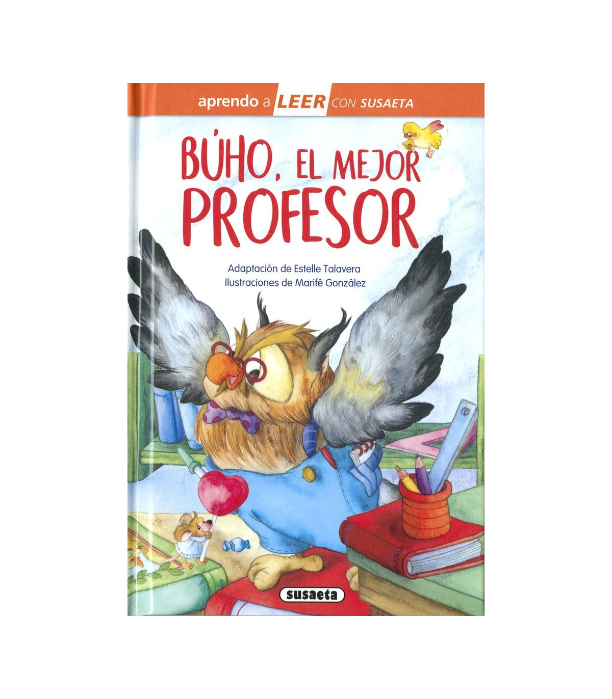 Inicio   👨‍🏫 ¡Búho, el mejor profesor! 🦉 👨‍🏫 El libro "Búho, el mejor profesor" cuenta la historia de un sabio y amigable búho q