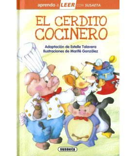 Inicio   EL CERDITO COCINERO A Cerdito se le plantea un reto en su restaurante. Algunos críticos dicen que su menú es muy aburri
