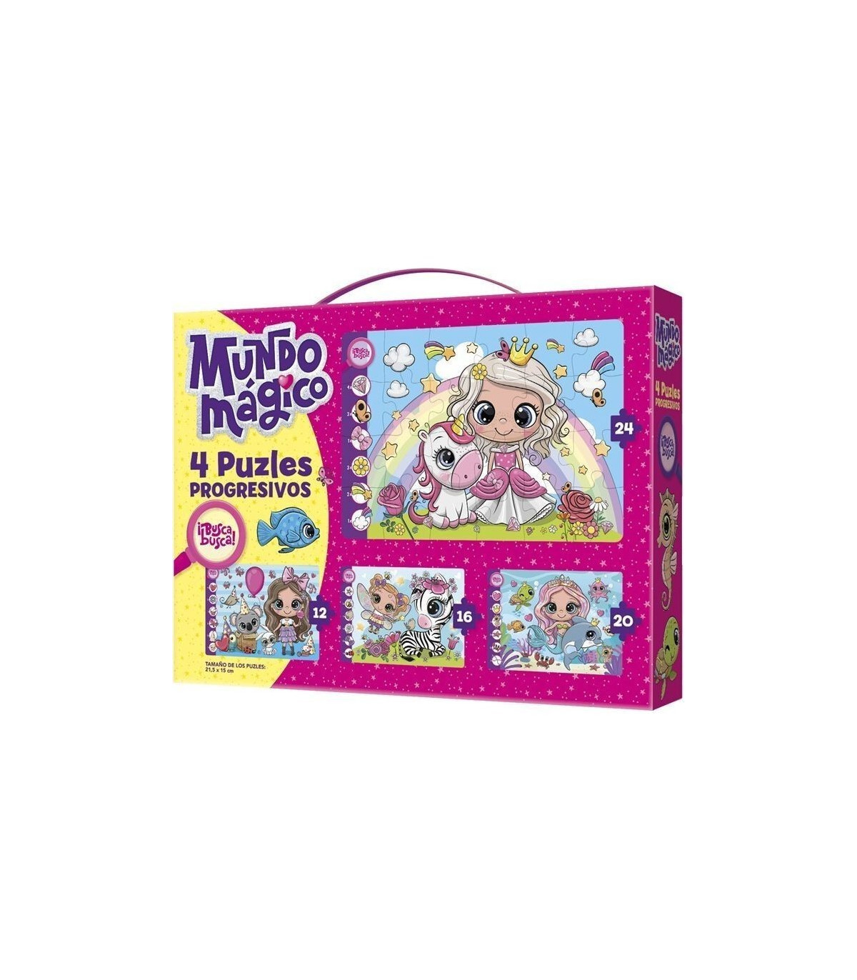 Inicio   PUZZLES PROGRESIVOS MAGICO princesas y unicornios 


  
Medidas puzzles: 21,5x15cm. Contienen 12, 16, 20 y 24 pieza