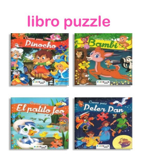 Inicio   Libro cuentos infantiles puzzle 14 paginas 16x19cm Este libro de cuentos infantiles puzzle cuenta con 14 páginas y pres