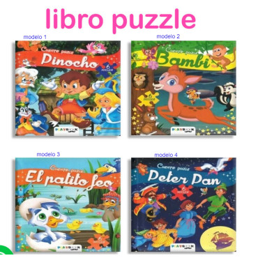 Inicio   Libro cuentos infantiles puzzle 14 paginas 16x19cm Este libro de cuentos infantiles puzzle cuenta con 14 páginas y pres