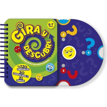 Inicio   Imagiland, Libro gira y descubre 6/7 años 
Contiene: CAMALEÓN - Juego de atención, velocidad y percepción visual.DOG -
