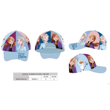 Inicio   Gorra Frozen de Disney: Un accesorio mágico para cualquier fan de la película TALLA 54