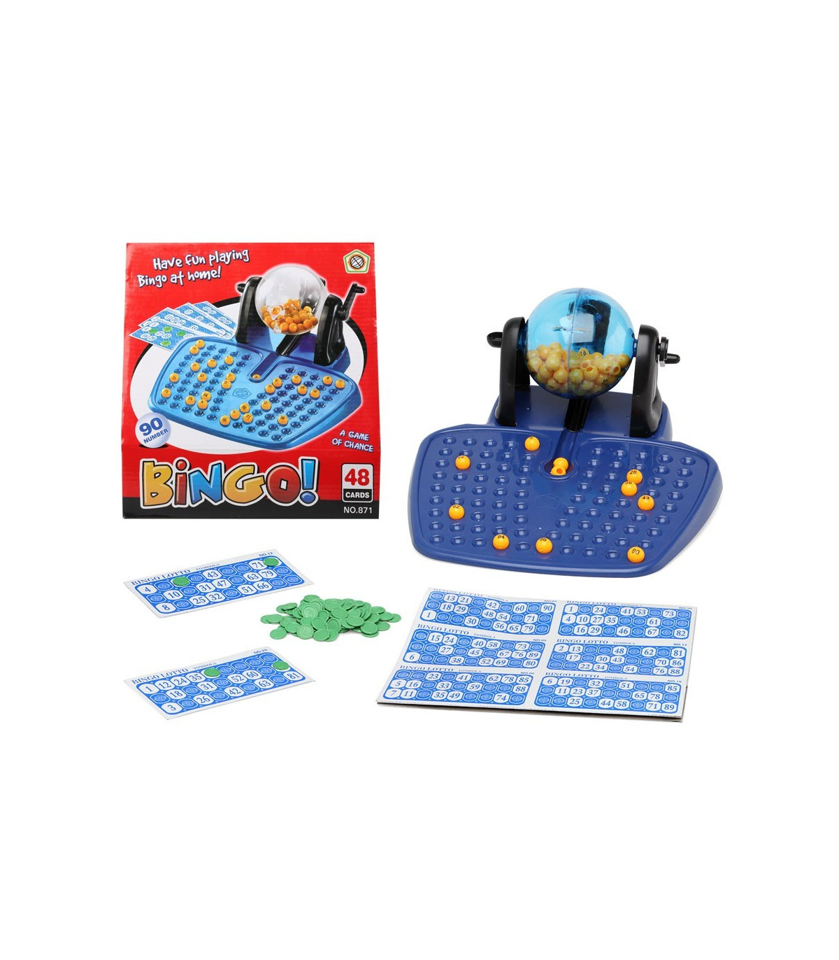 Inicio   Bingo 25X24.5Cm - ¡Diviértete con tus amigos y familiares con este juego clásico! Este Bingo es el juego perfecto para 
