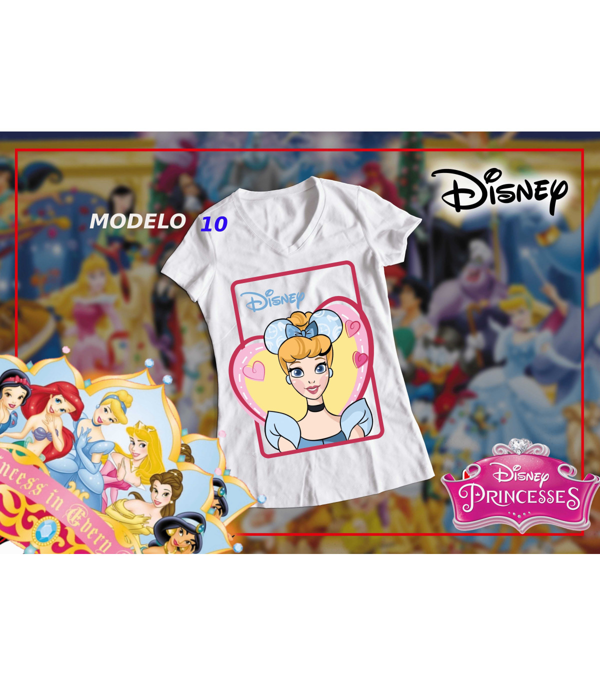 Inicio   🏰🎀 Vive un cuento de hadas con nuestras camisetas de princesas Disney 🏰🎀 🌺 Siente la magia de Disney en cada paso con n
