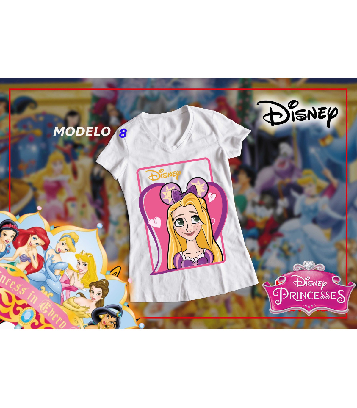 Inicio   🏰🎀 Vive un cuento de hadas con nuestras camisetas de princesas Disney 🏰🎀 🌺 Siente la magia de Disney en cada paso con n
