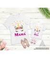 Camisetas madre e hija unicornios mamá e hija