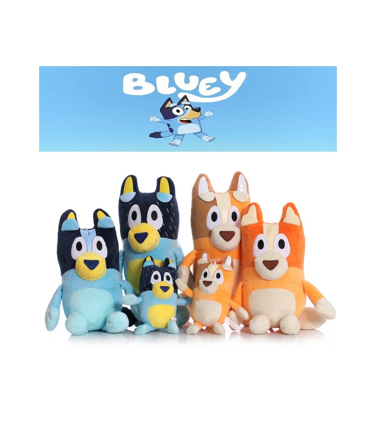 Bluey y Bingo Dog Friends Peluche de 28 cm Muñeco de peluche